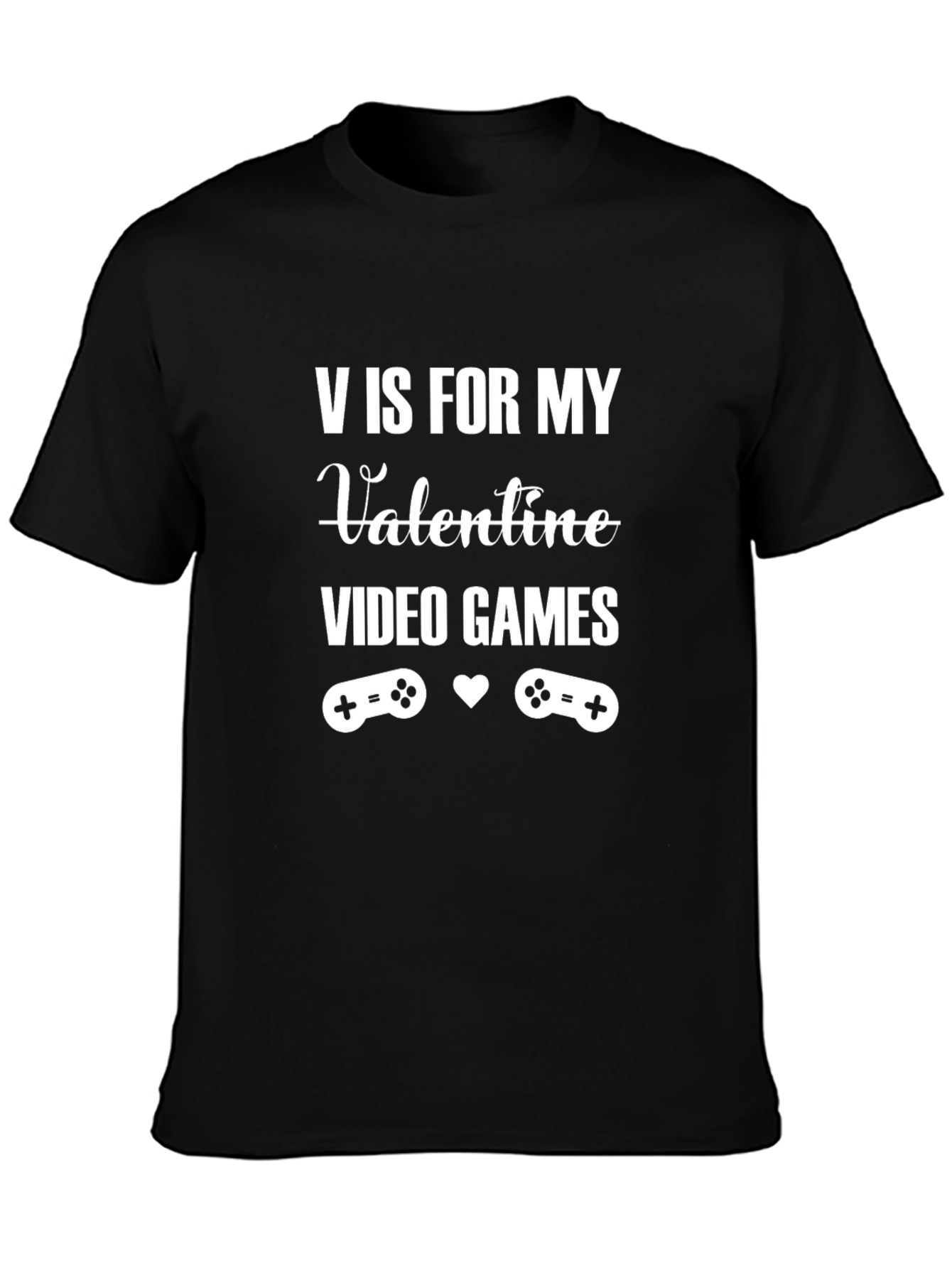 Valentine Video Game T-Shirt - Gamers V-Day Tee