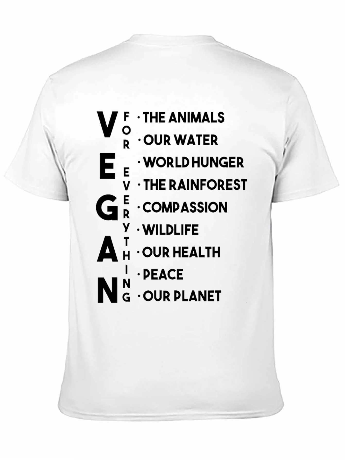 Vegan T-Shirt: For Animals & Our Planet