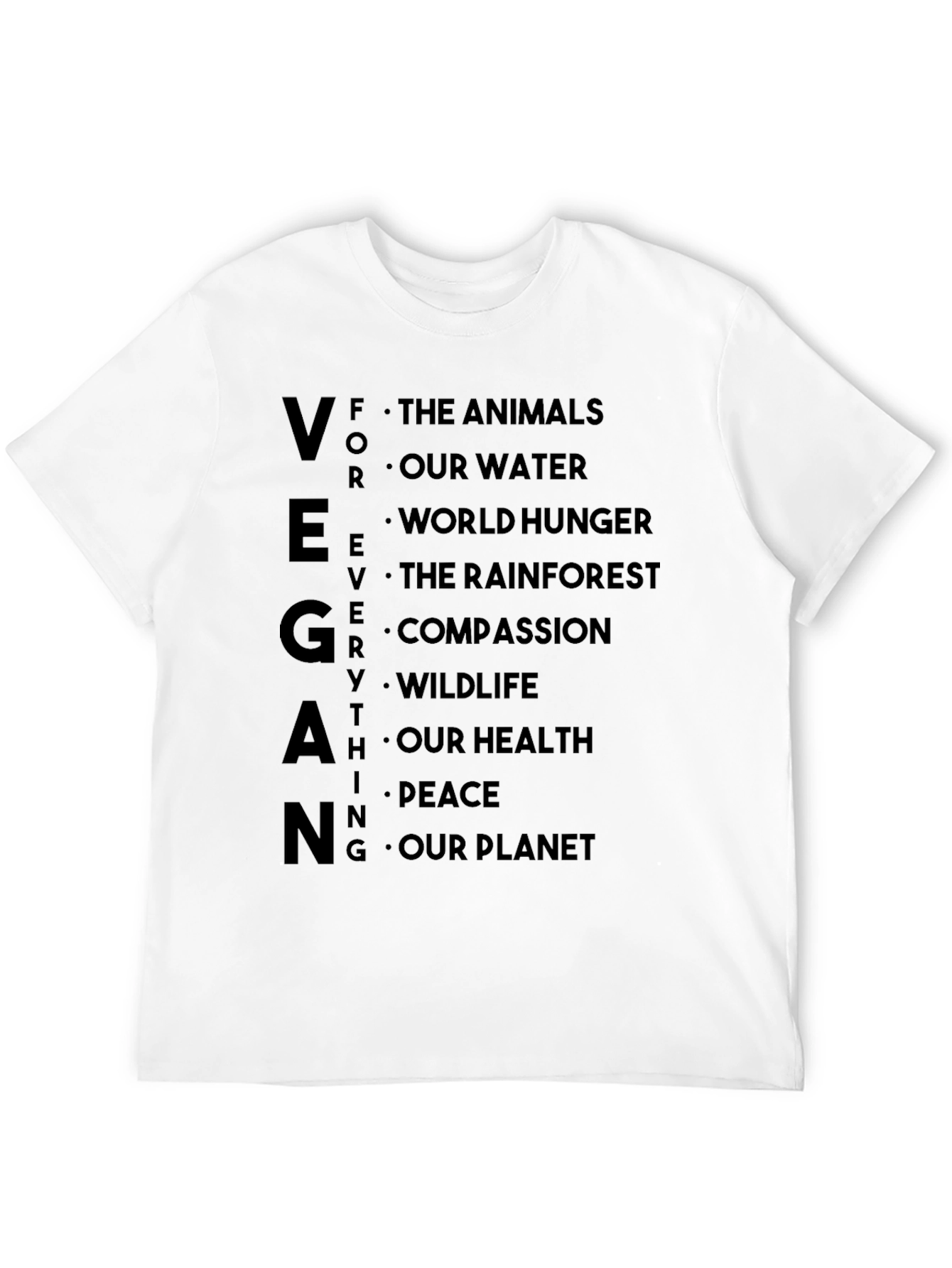 Vegan T-Shirt: For Animals & Our Planet