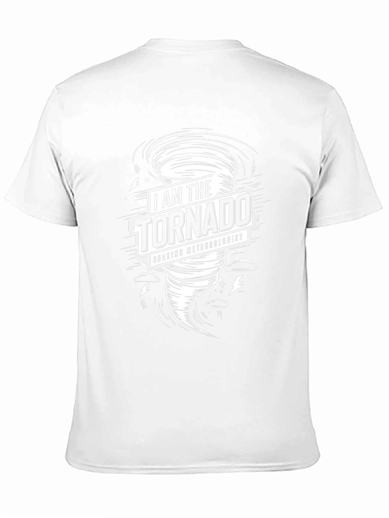 Tornado Meteorologist Black Graphic Tee