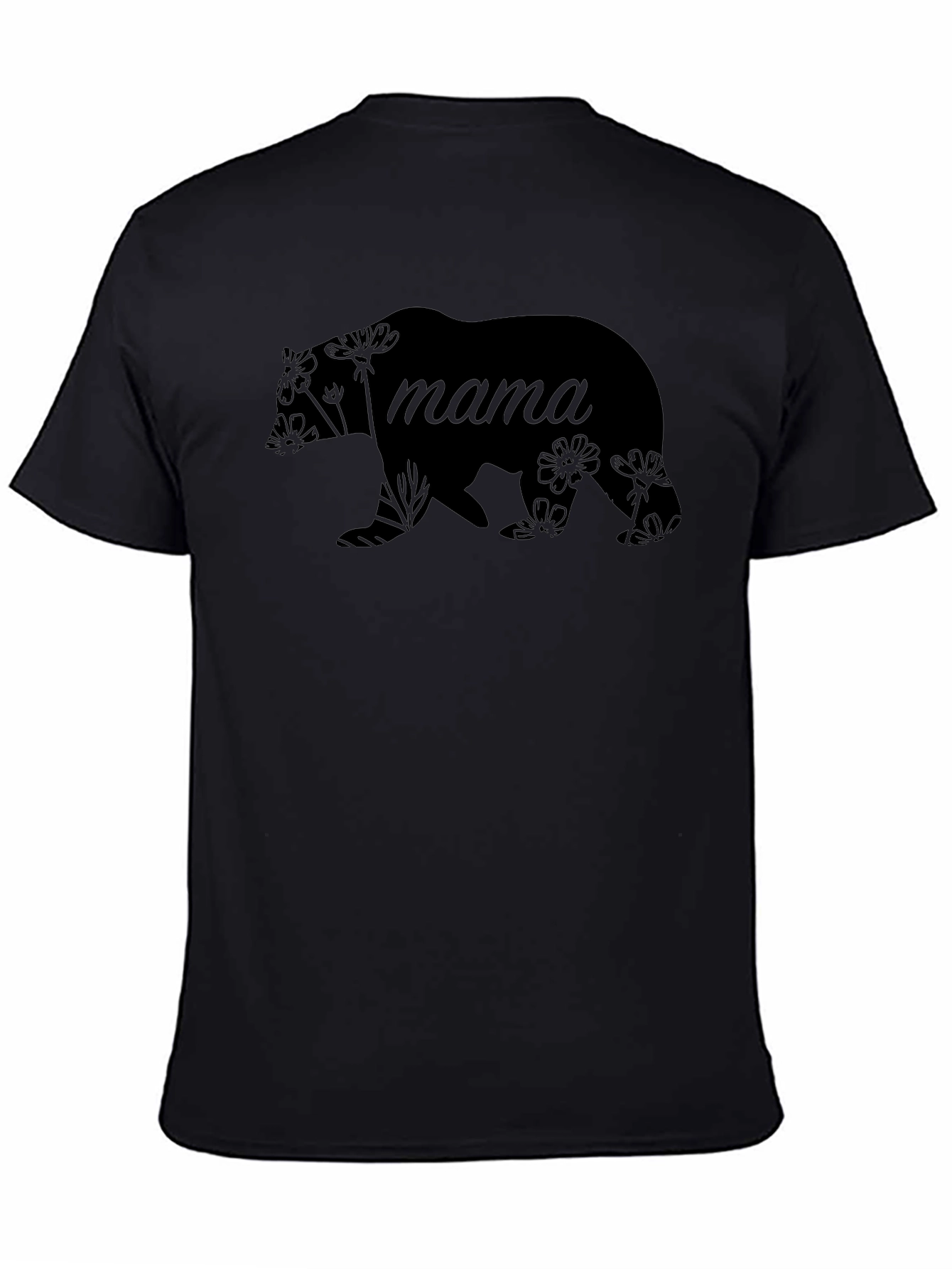 Mama Bear Graphic Tee - Black