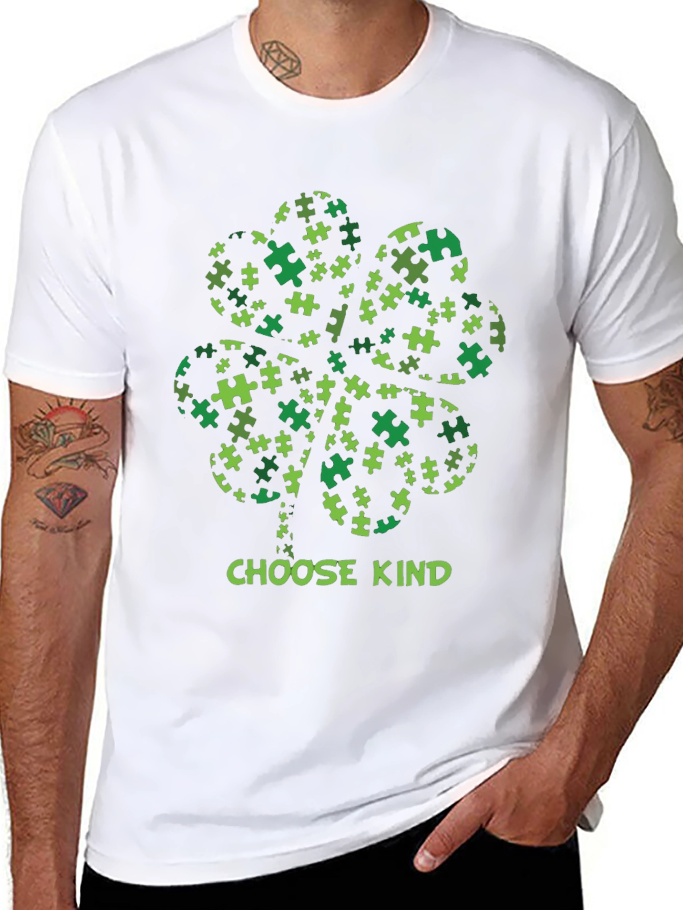 Autism Awareness Shamrock T-Shirt