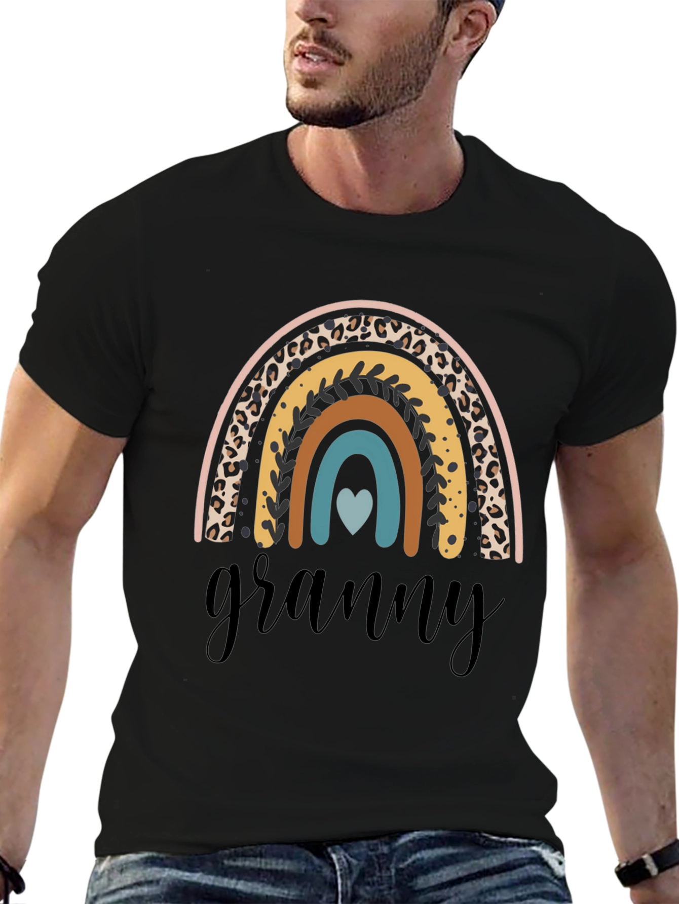 Granny Rainbow Graphic Tee