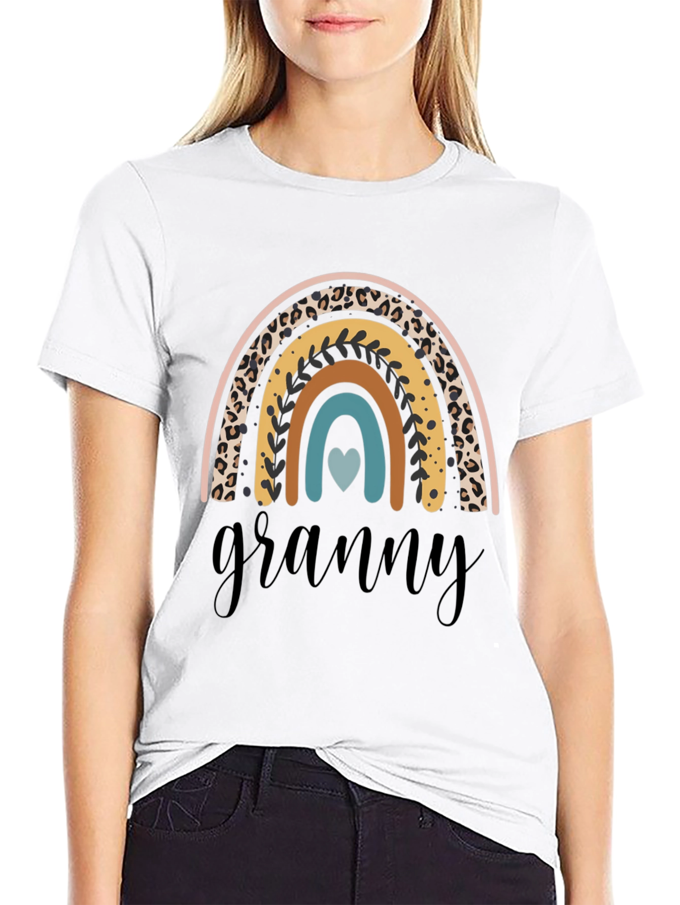Granny Rainbow Graphic Tee