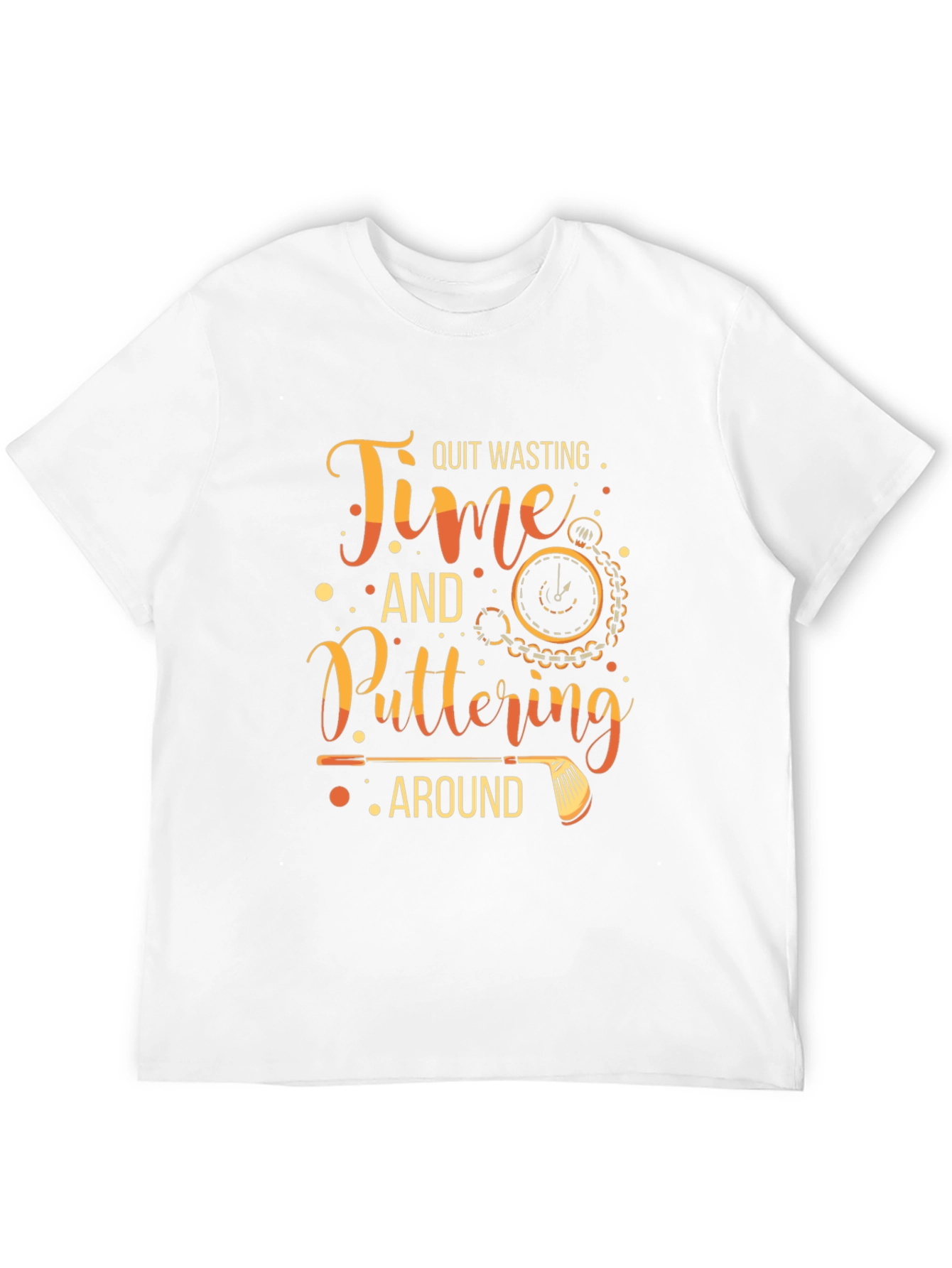 Quit Wasting Time Golf T-Shirt