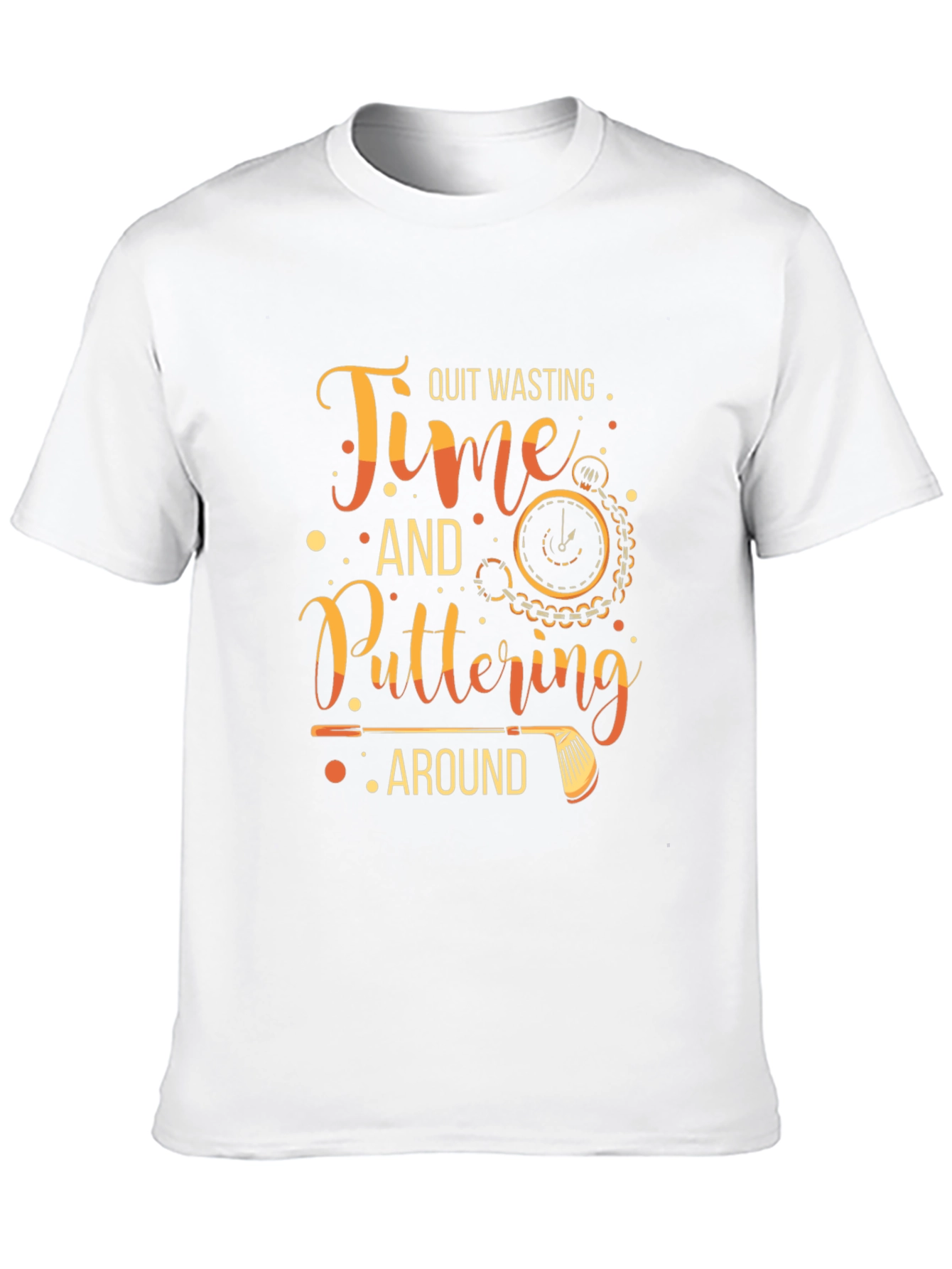 Quit Wasting Time Golf T-Shirt