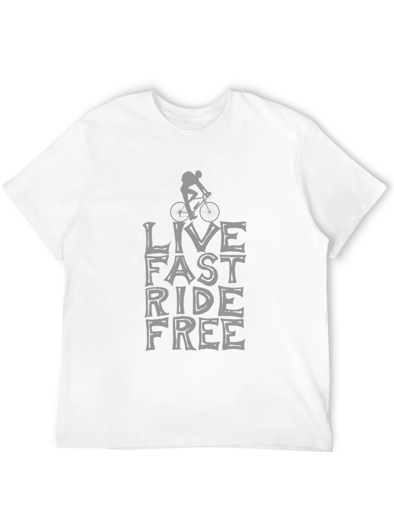 Live Fast Ride Free Biker T-Shirt