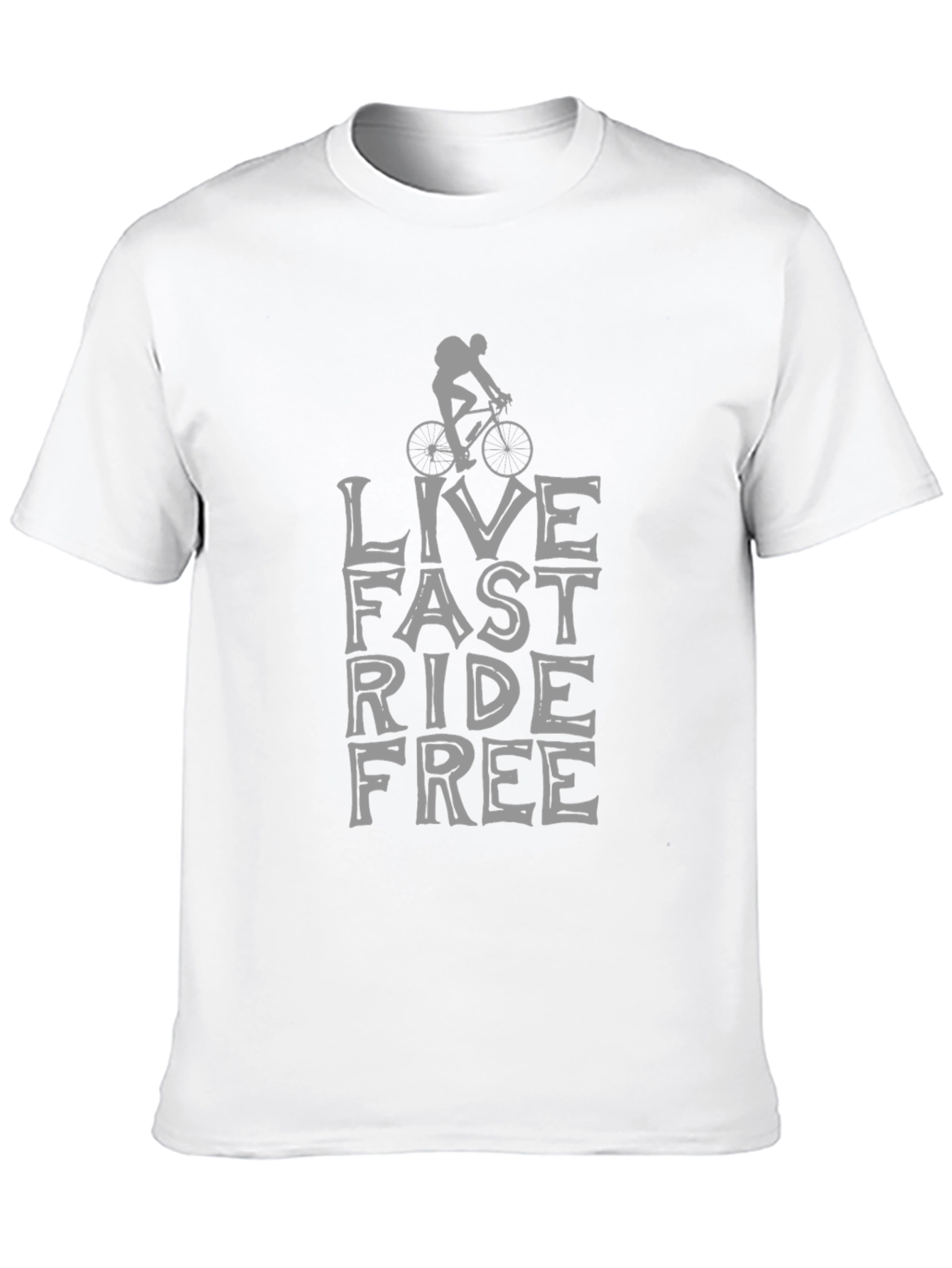 Live Fast Ride Free Biker T-Shirt