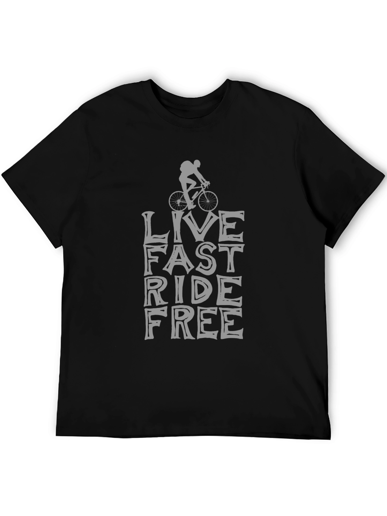 Live Fast Ride Free Biker T-Shirt