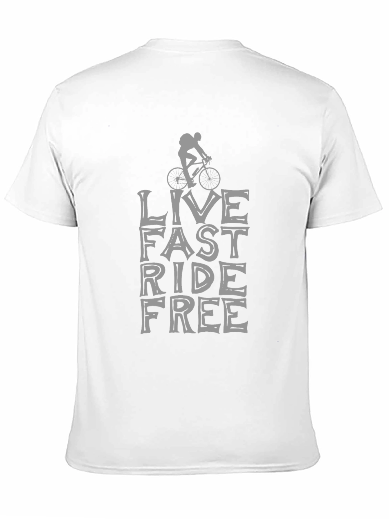 Live Fast Ride Free Biker T-Shirt
