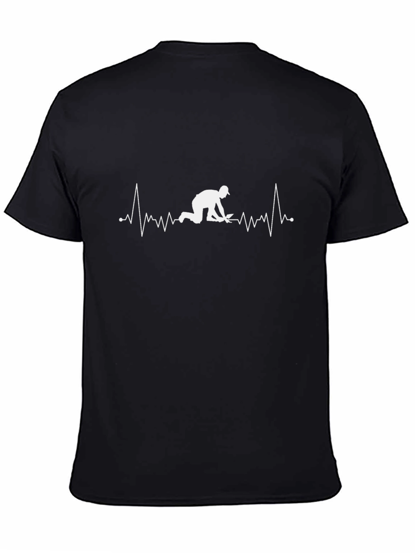 Detectorist Heartbeat Black T-Shirt