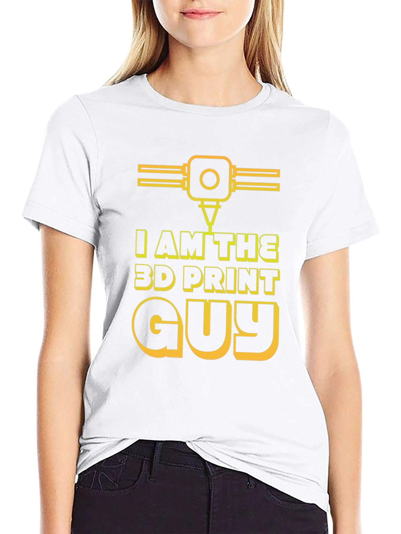 I Am The 3D Print Guy Black T-Shirt