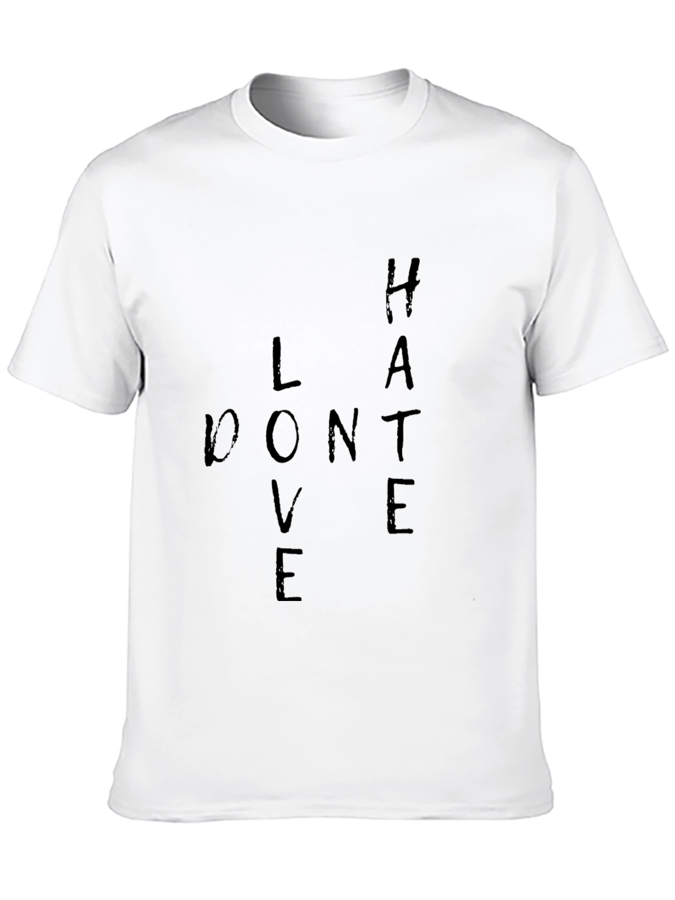 Love Dont Hate Graphic T-Shirt