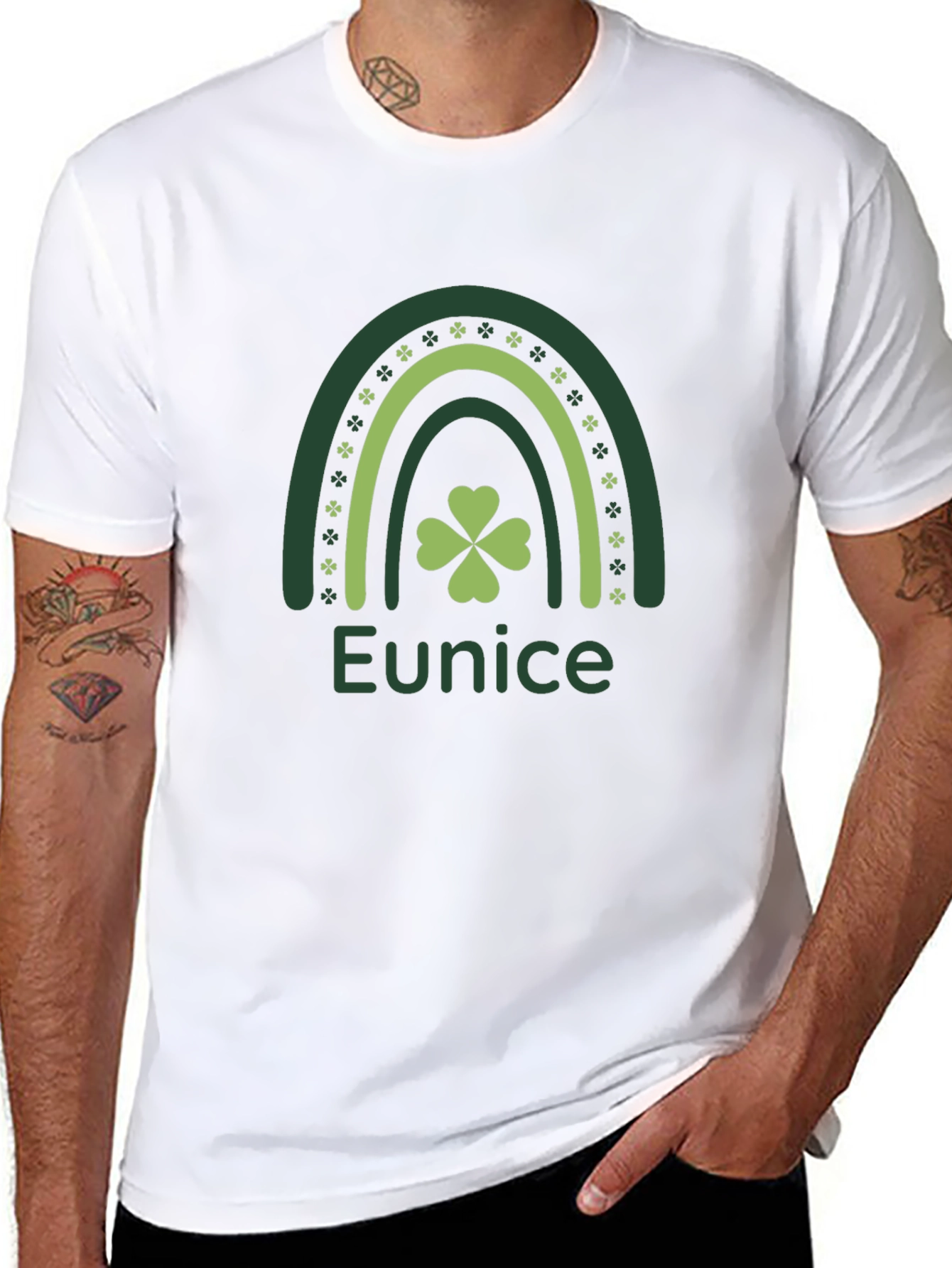 St. Patricks Day Eunice Rainbow T-Shirt