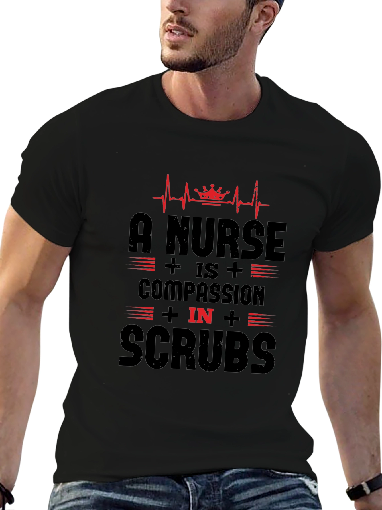 Nurse Compassion T-Shirt - Black