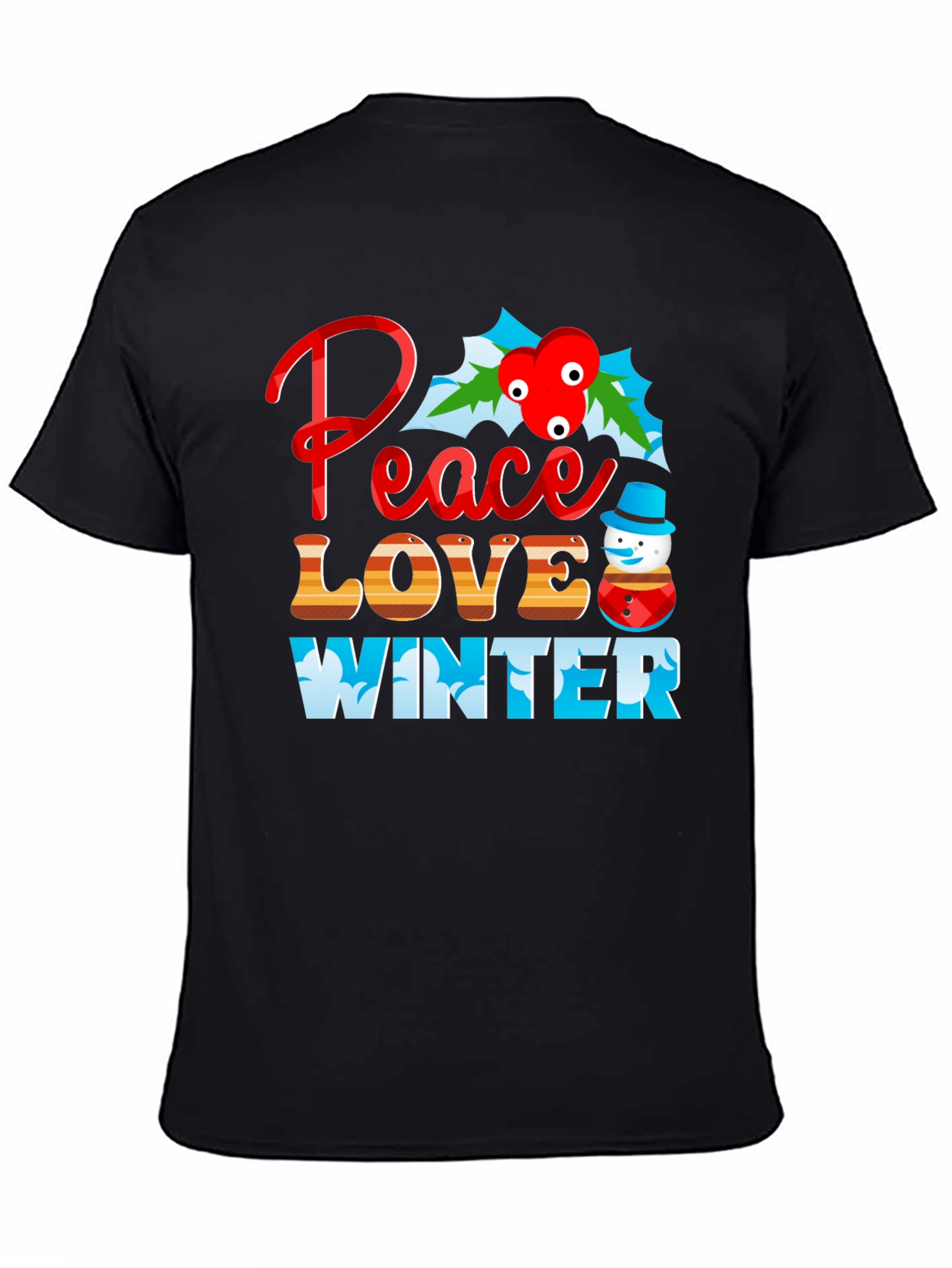 Peace Love Winter Graphic Tee
