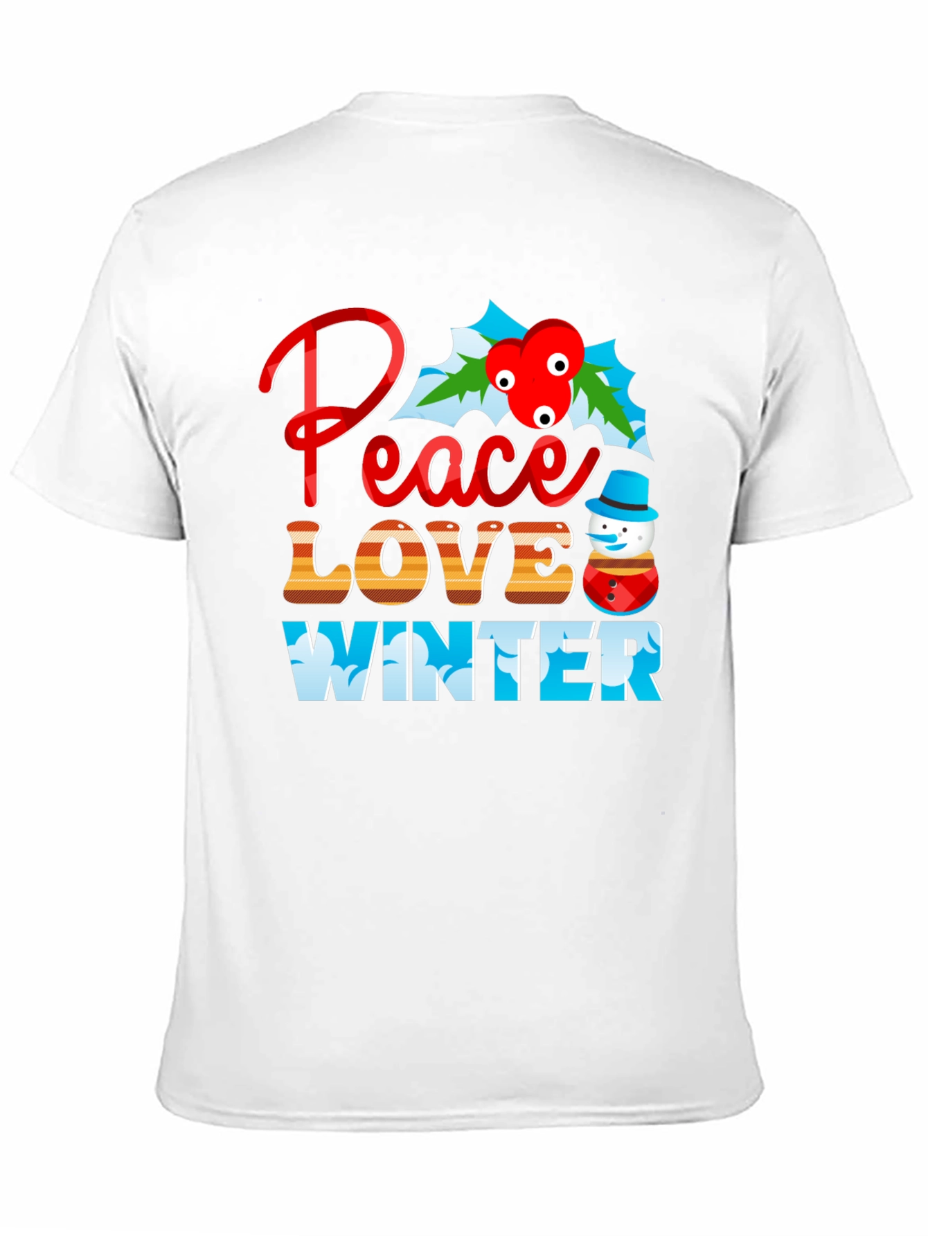 Peace Love Winter Graphic Tee