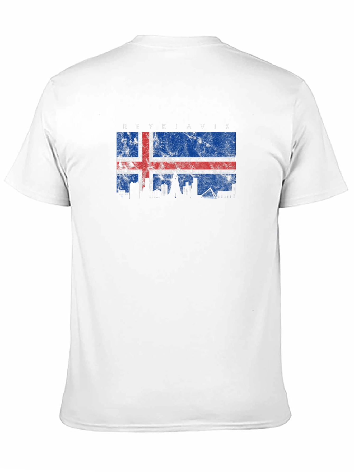 Reykjavik Iceland Flag Graphic T-Shirt