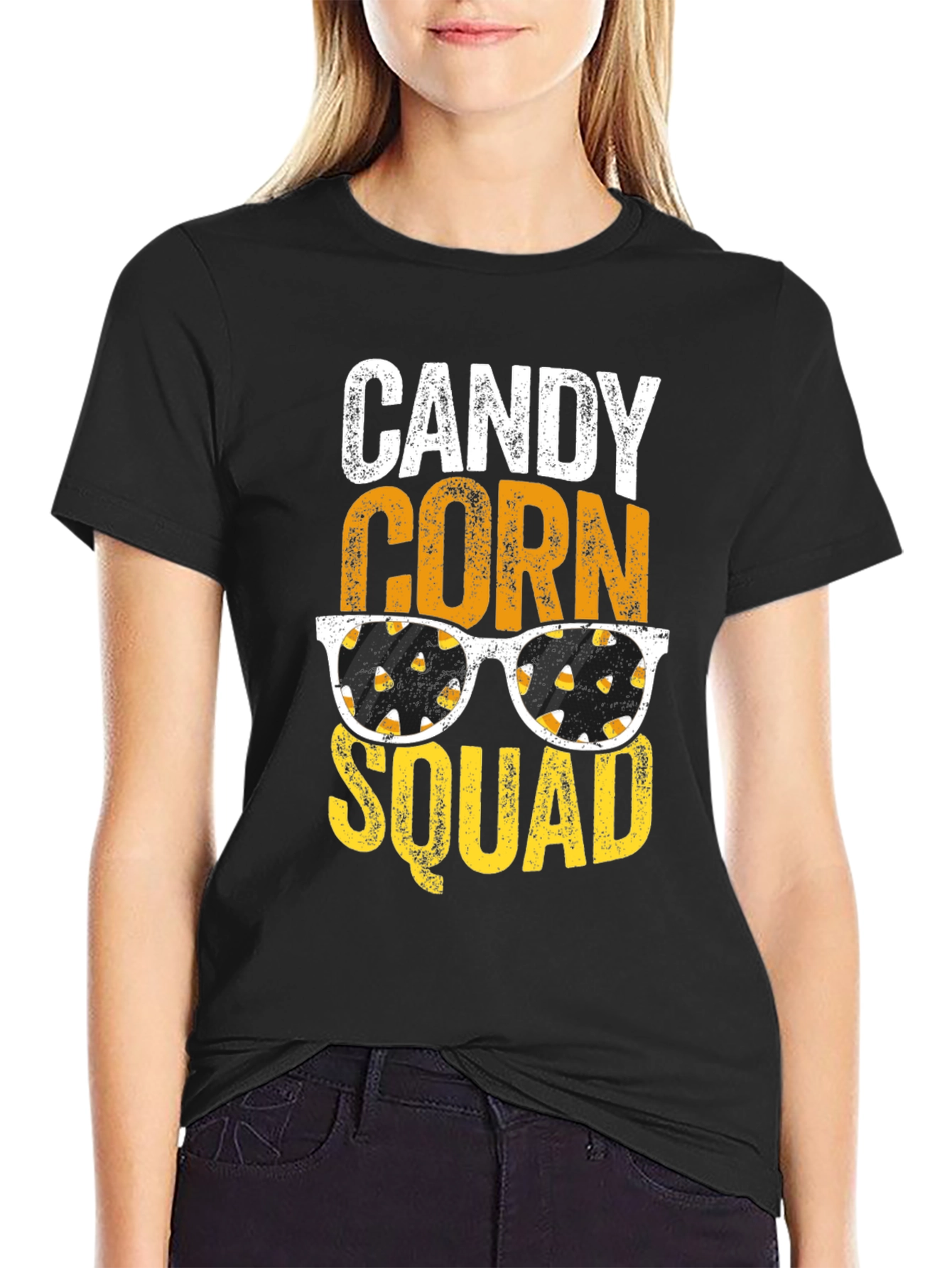 Candy Corn Squad T-Shirt Halloween Tee