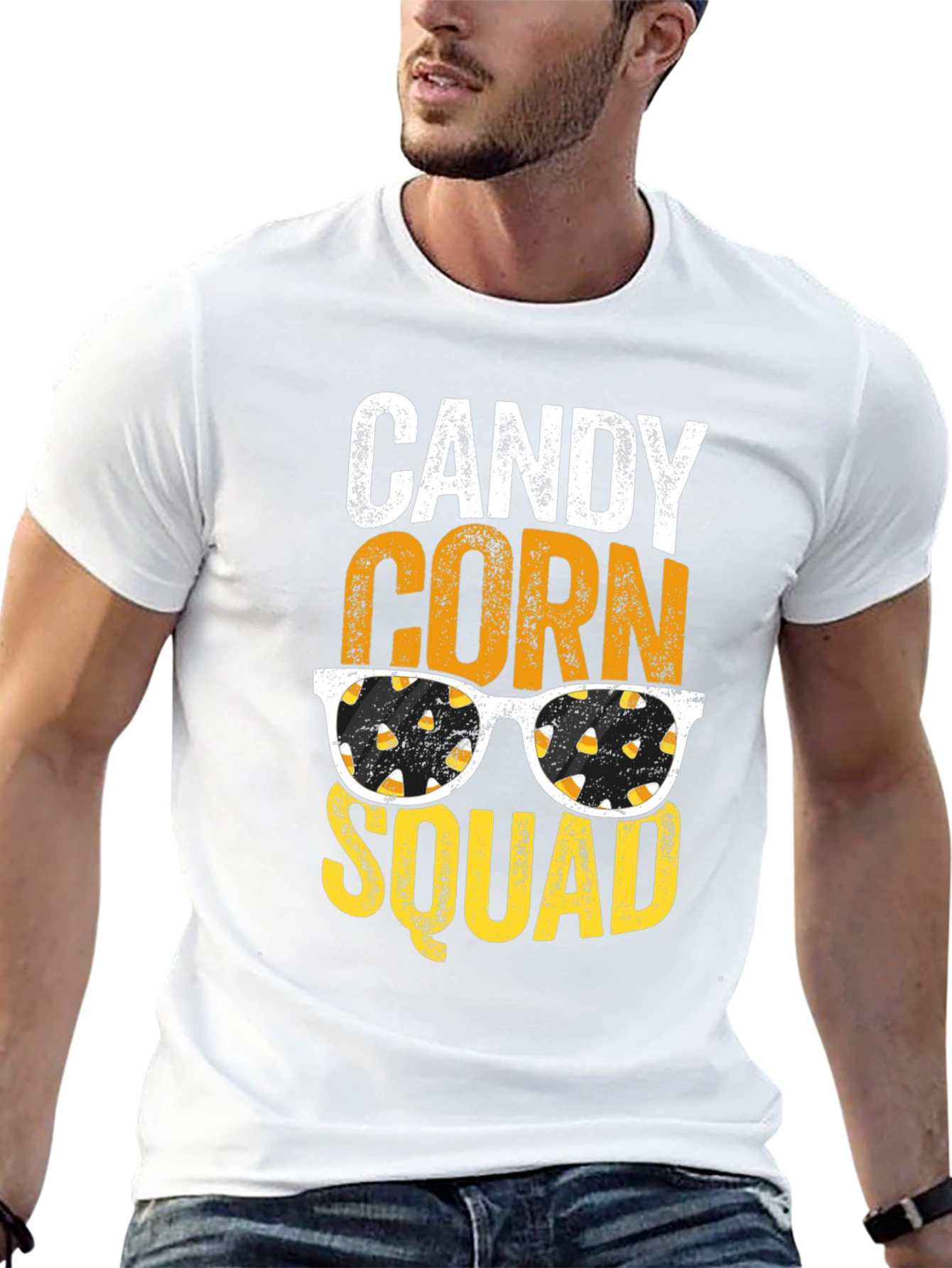 Candy Corn Squad T-Shirt Halloween Tee
