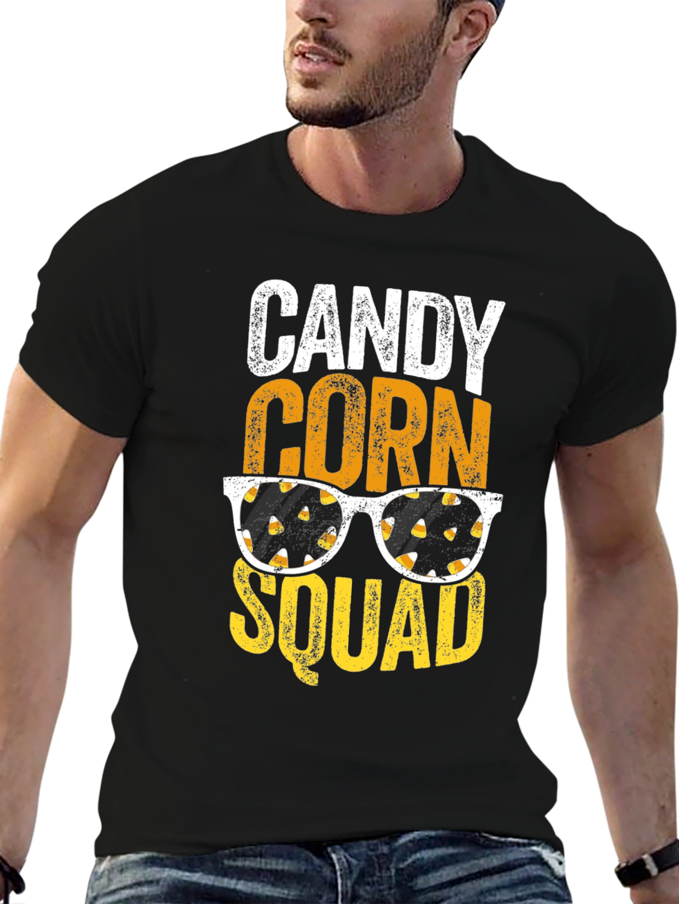 Candy Corn Squad T-Shirt Halloween Tee