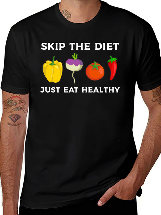 Eat Healthy T-Shirt: Skip the Diet Vegetable Tee
