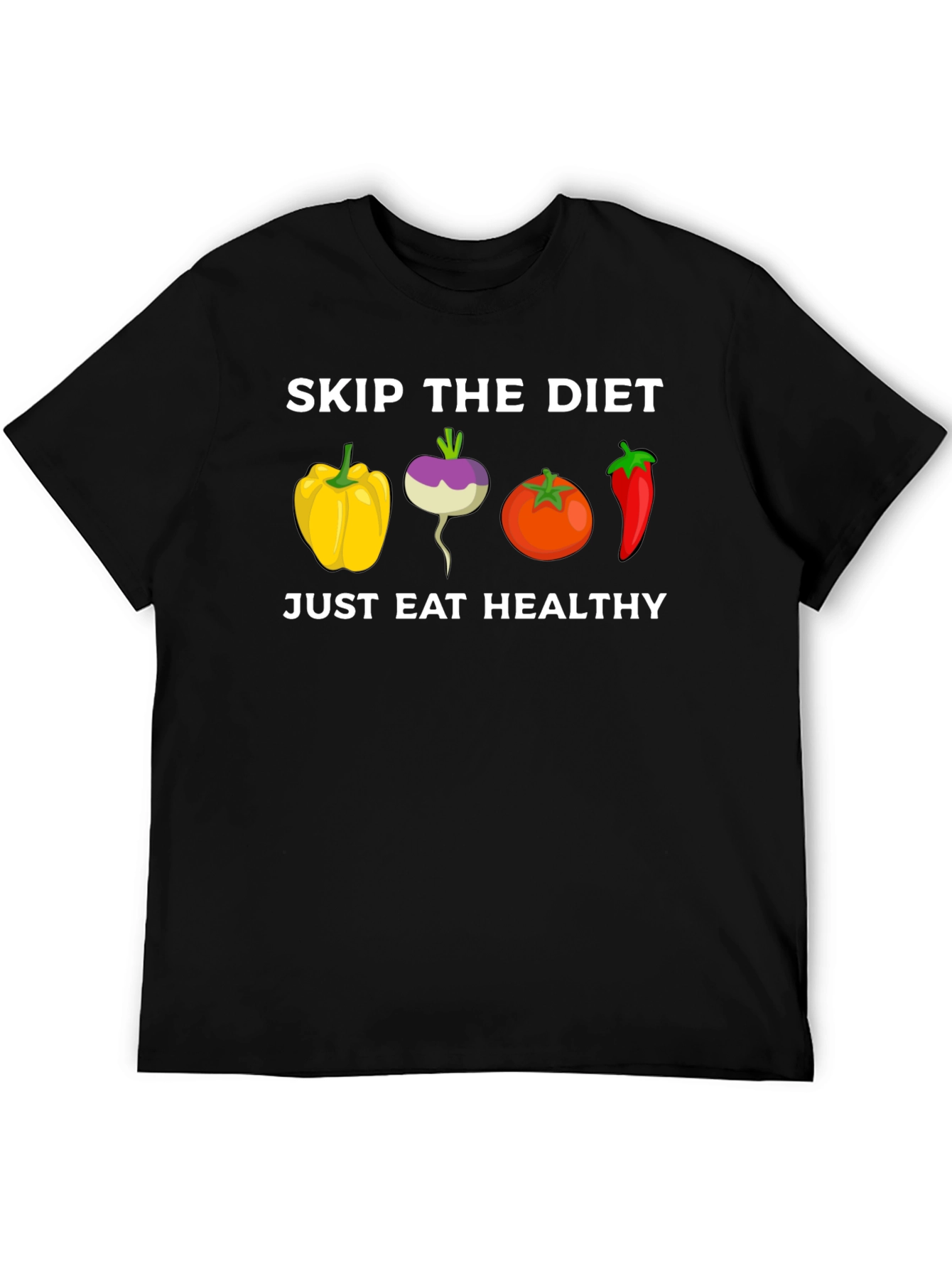 Eat Healthy T-Shirt: Skip the Diet Vegetable Tee