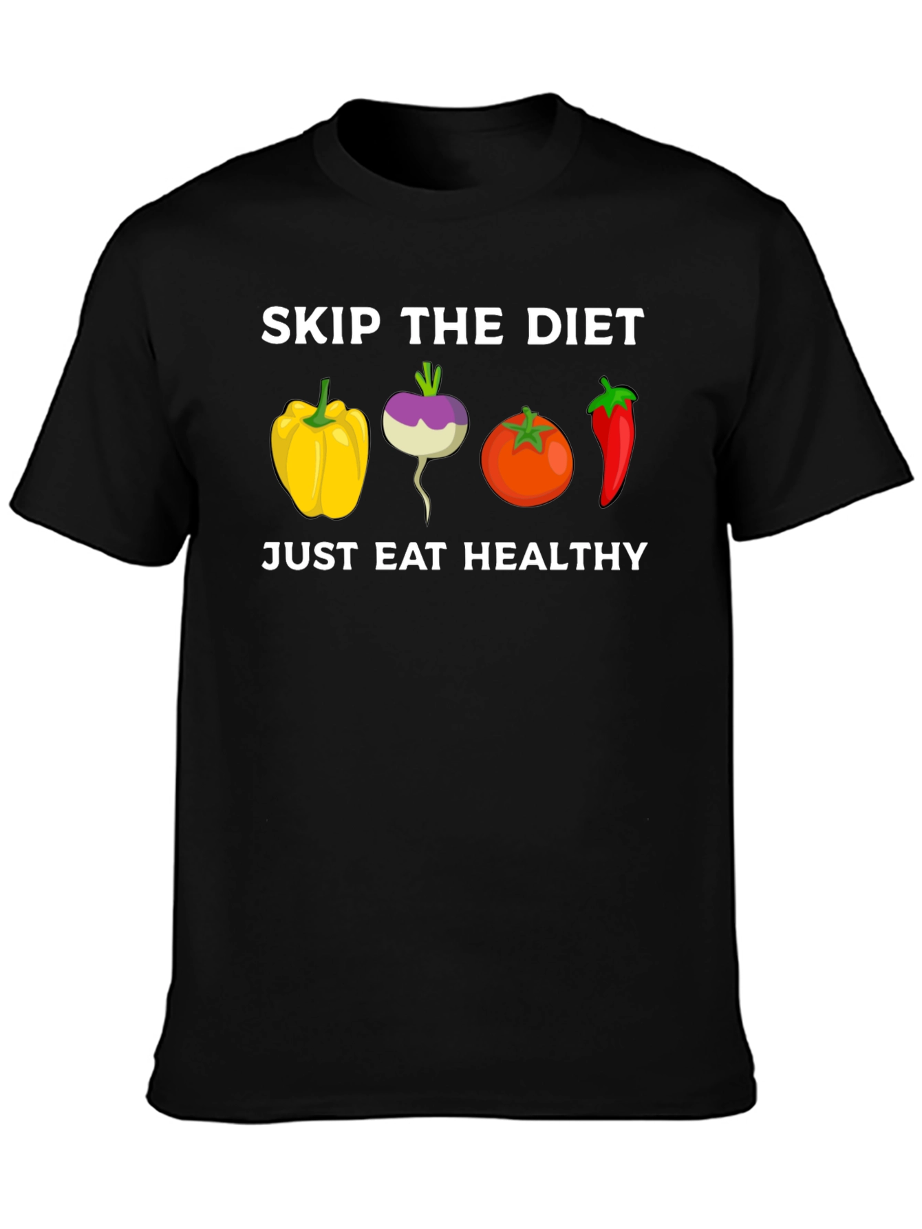 Eat Healthy T-Shirt: Skip the Diet Vegetable Tee