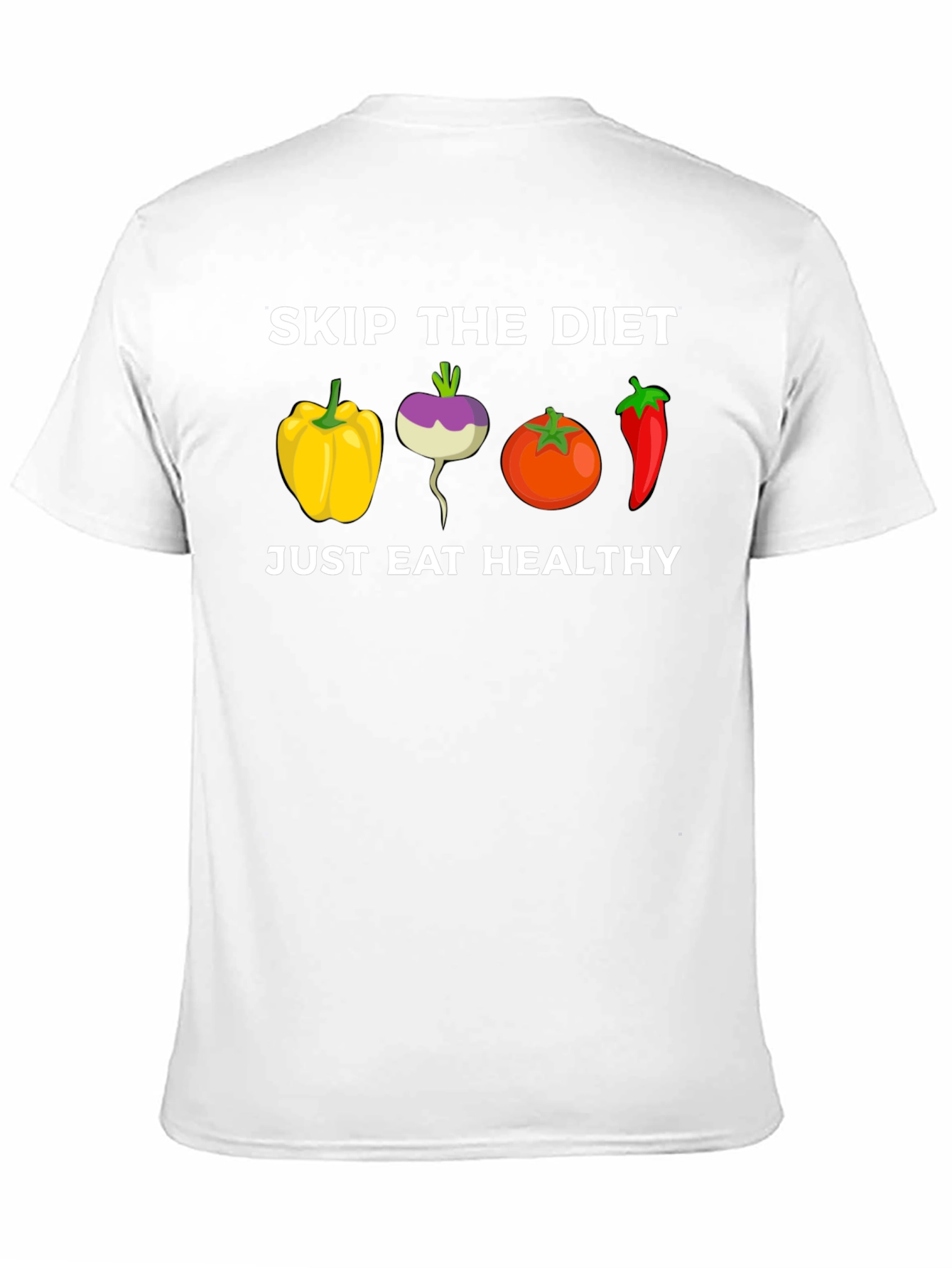 Eat Healthy T-Shirt: Skip the Diet Vegetable Tee