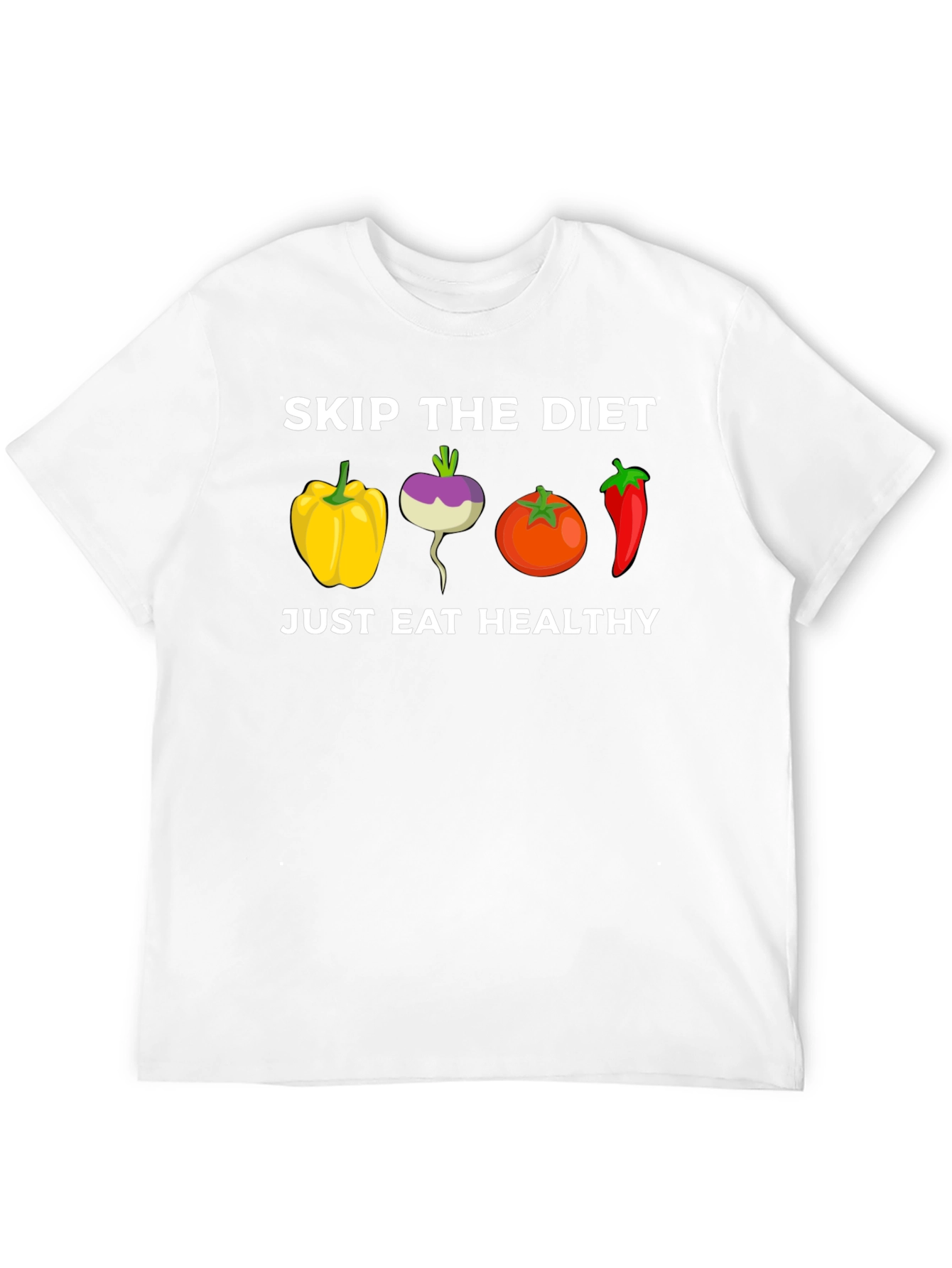 Eat Healthy T-Shirt: Skip the Diet Vegetable Tee