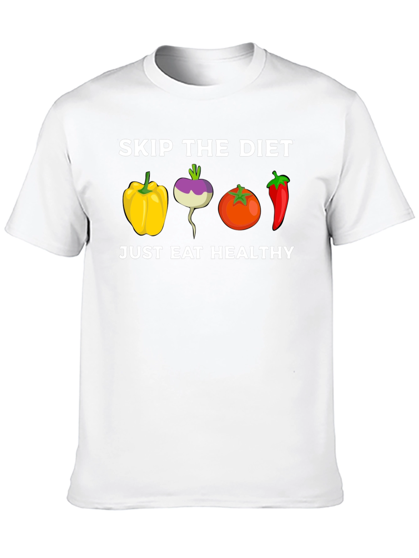Eat Healthy T-Shirt: Skip the Diet Vegetable Tee