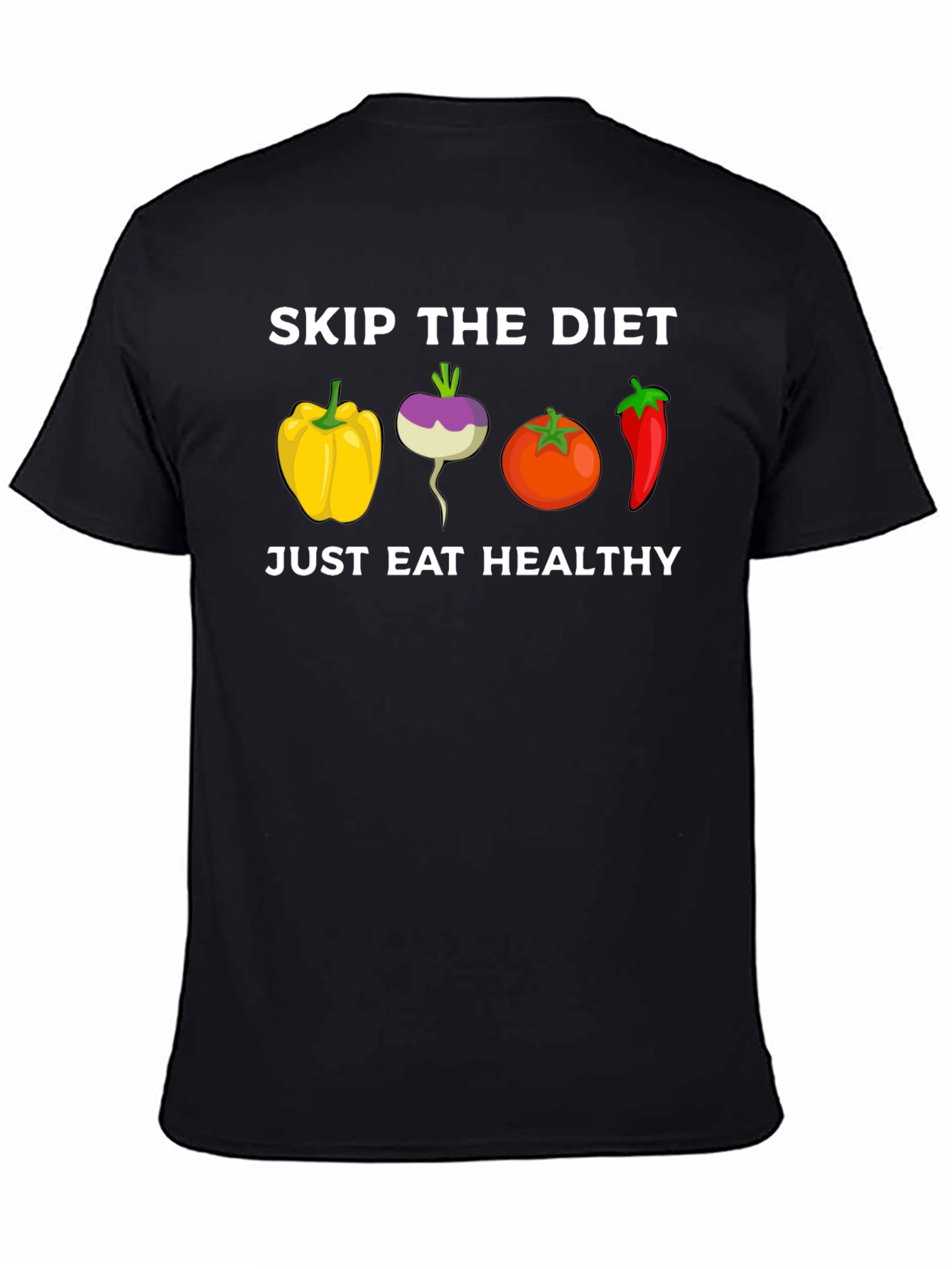 Eat Healthy T-Shirt: Skip the Diet Vegetable Tee