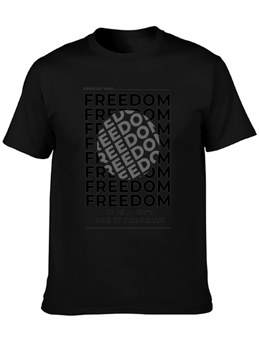 Freedom Graphic Print T-Shirt