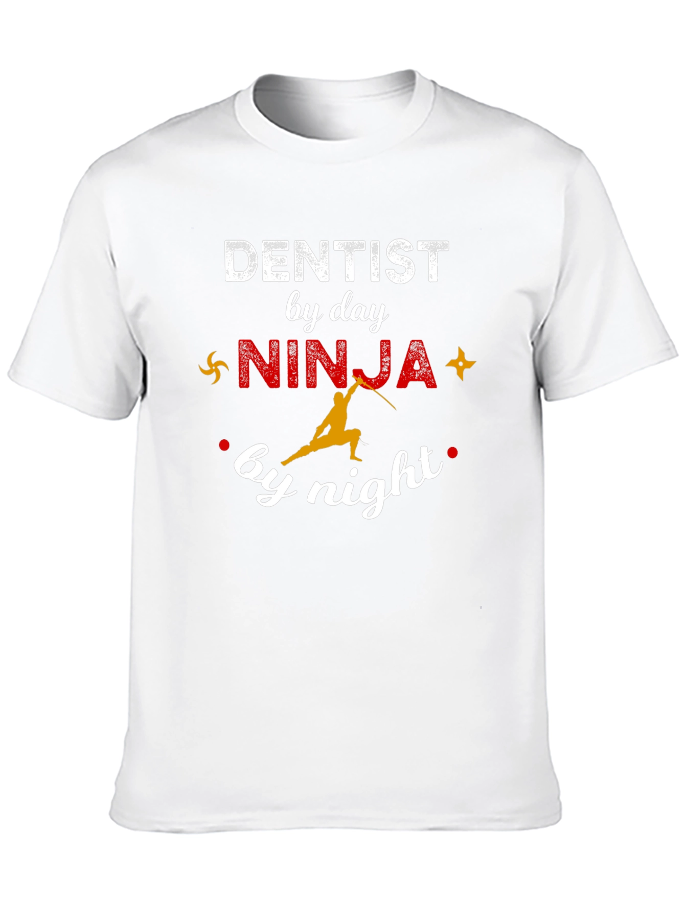 Dentist Ninja Graphic T-Shirt - Novelty Tee