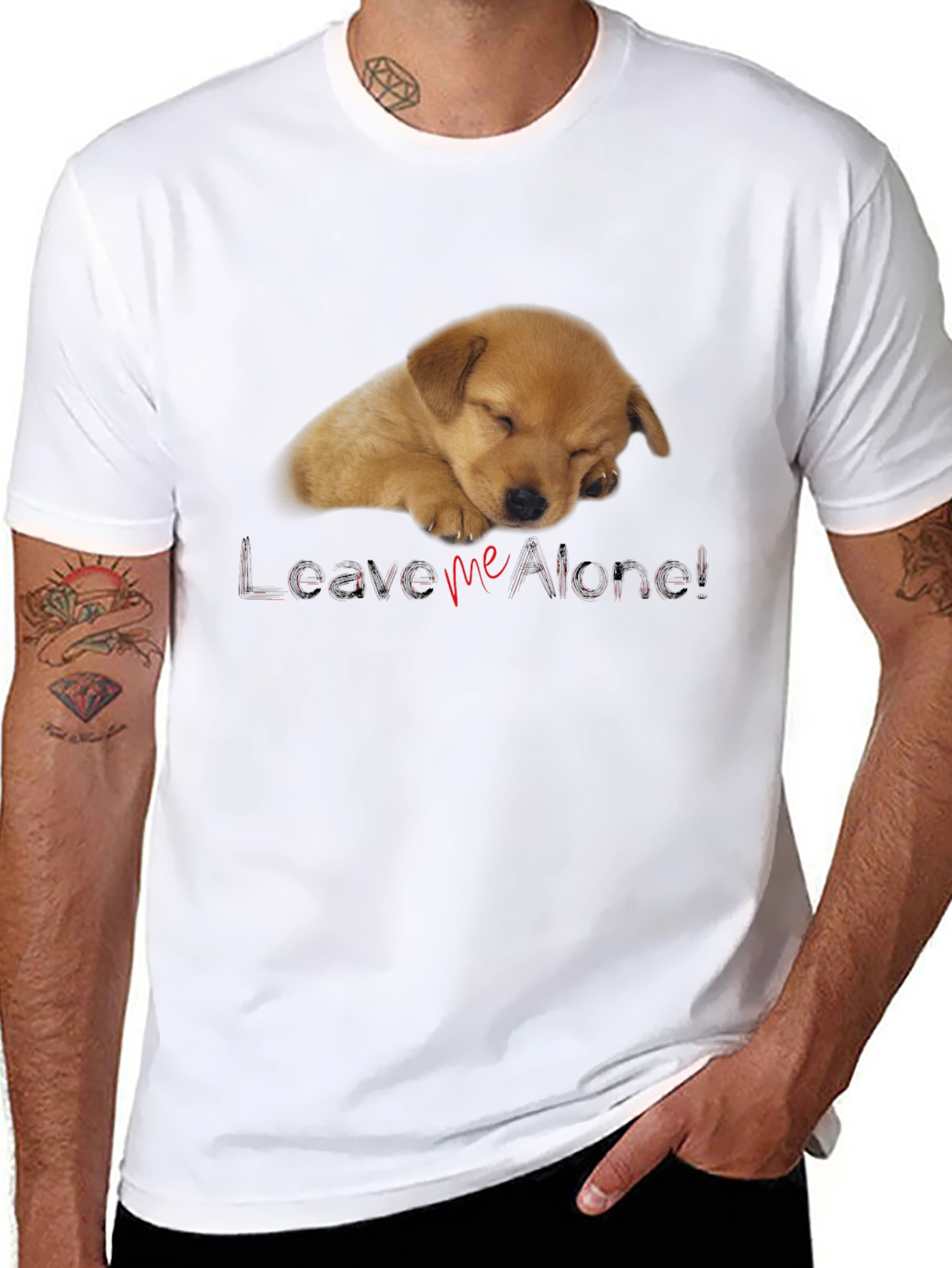 Leave Me Alone Puppy T-Shirt
