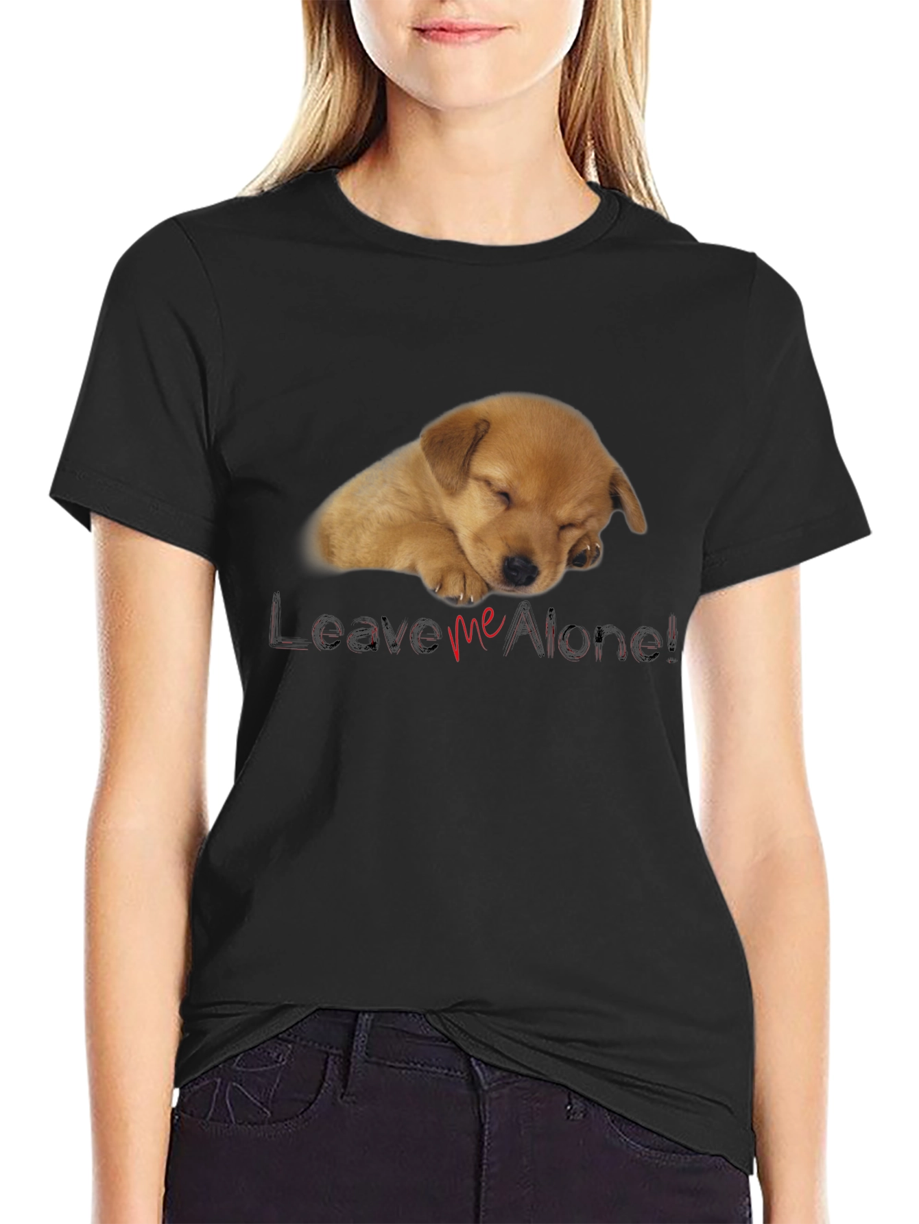 Leave Me Alone Puppy T-Shirt