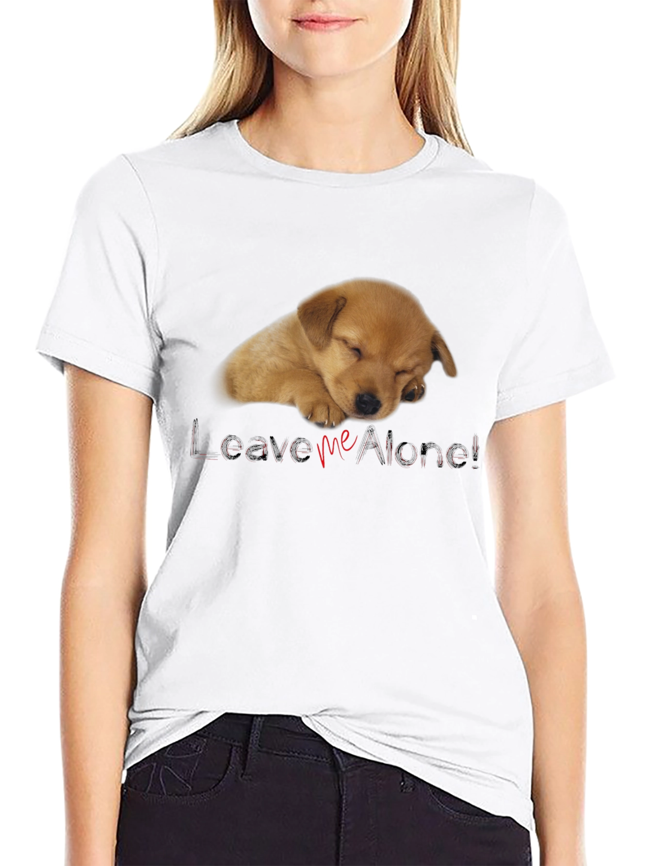 Leave Me Alone Puppy T-Shirt
