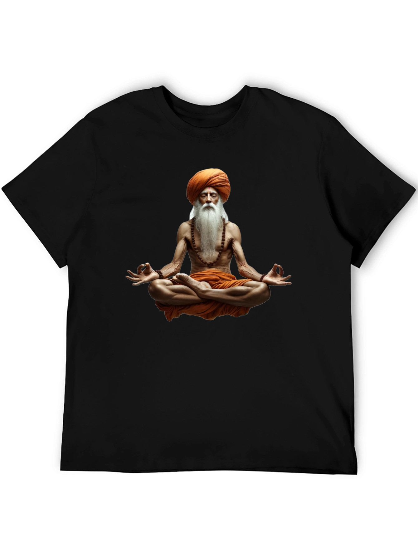 Zen Master Graphic Tee - Meditating Yogi T-Shirt