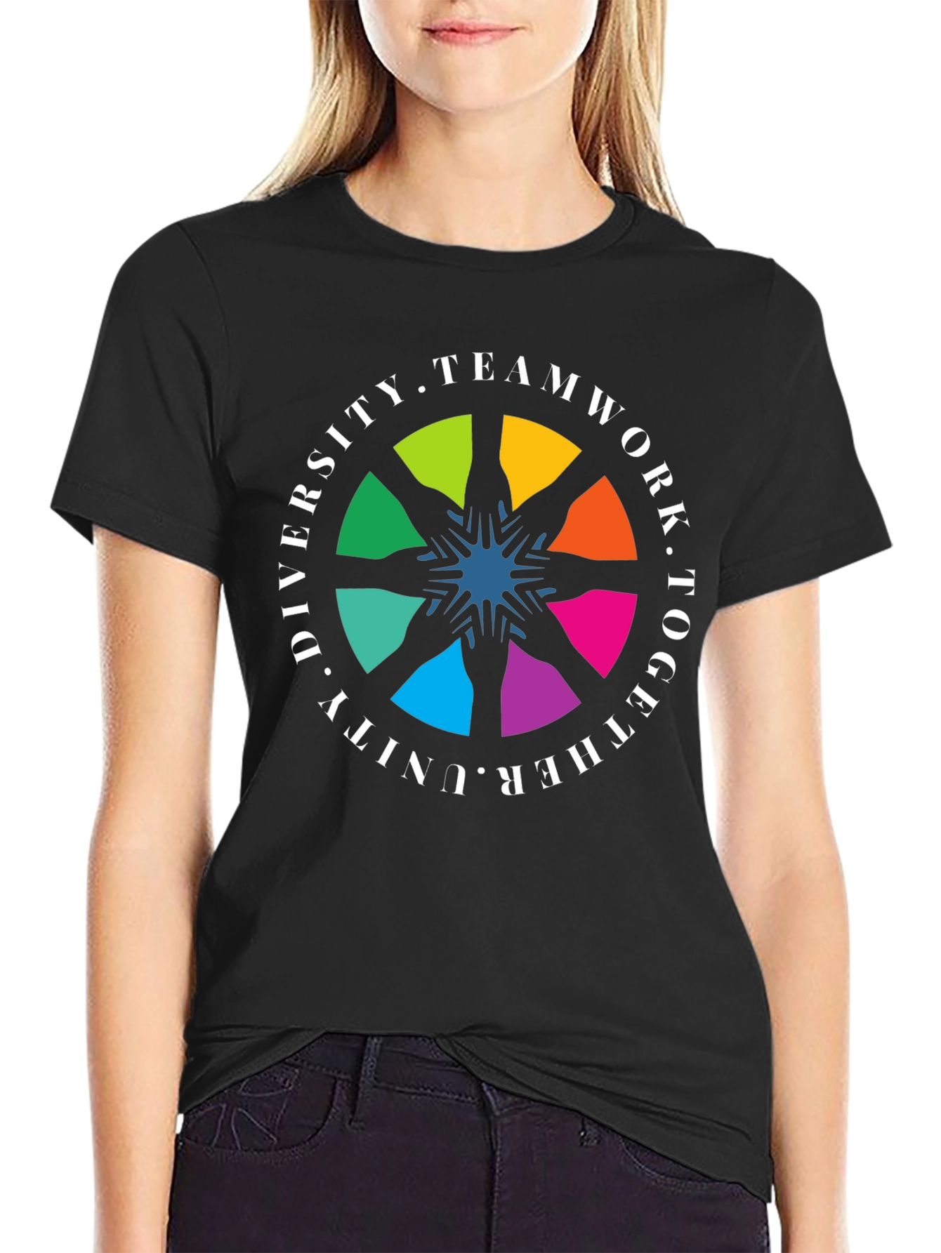 Diversity Teamwork Unity Graphic T-Shirt