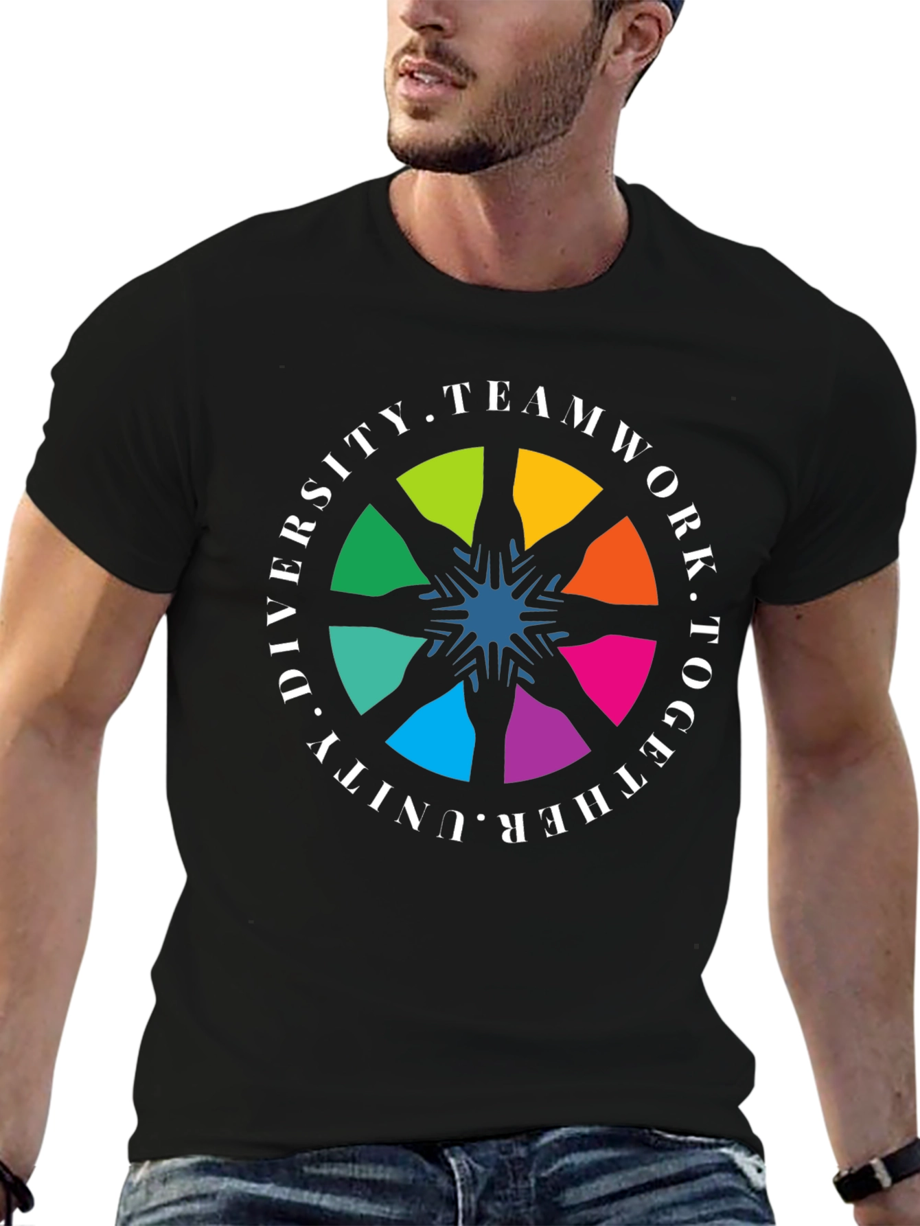 Diversity Teamwork Unity Graphic T-Shirt