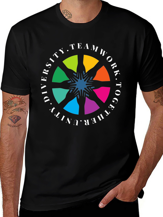 Diversity Teamwork Unity Graphic T-Shirt