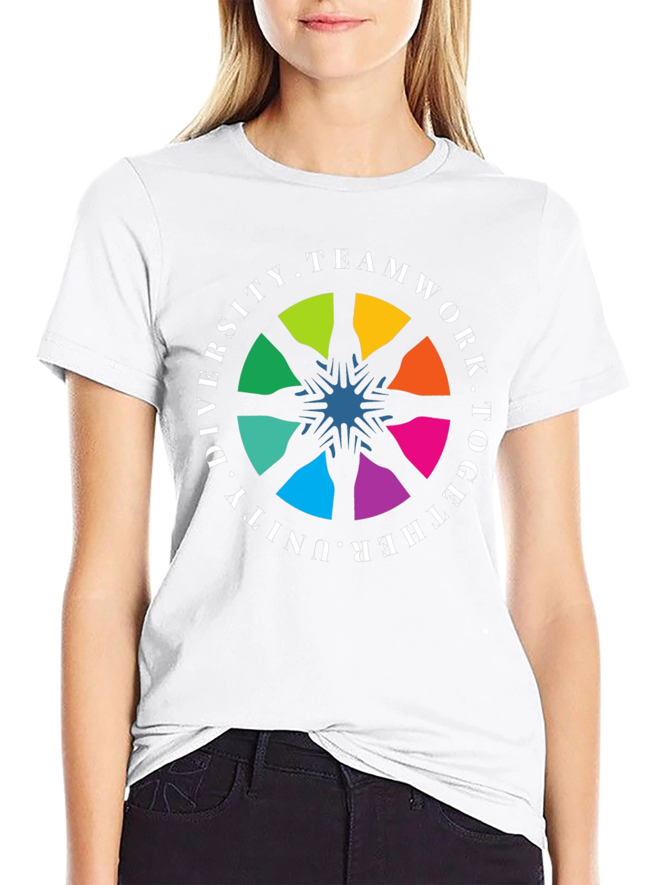 Diversity Teamwork Unity Graphic T-Shirt