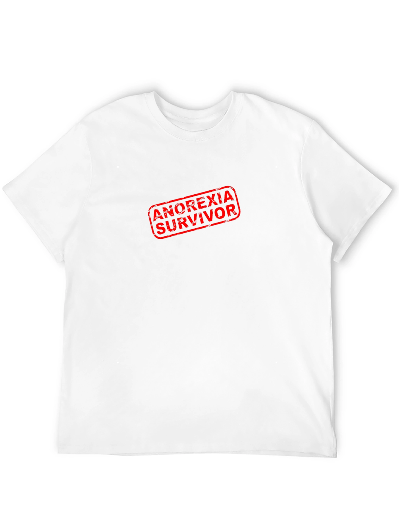 Anorexia Survivor Black T-Shirt - Unisex Fit