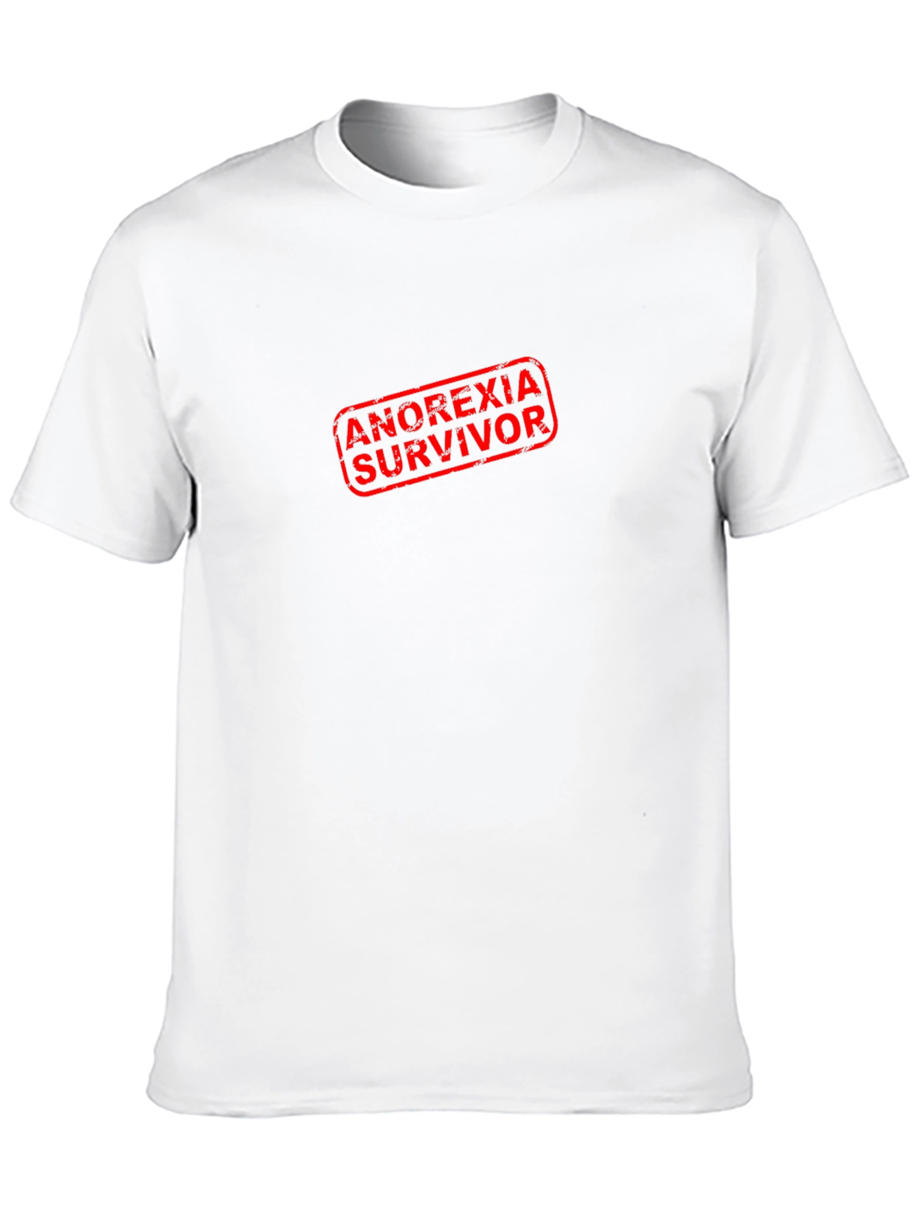 Anorexia Survivor Black T-Shirt - Unisex Fit