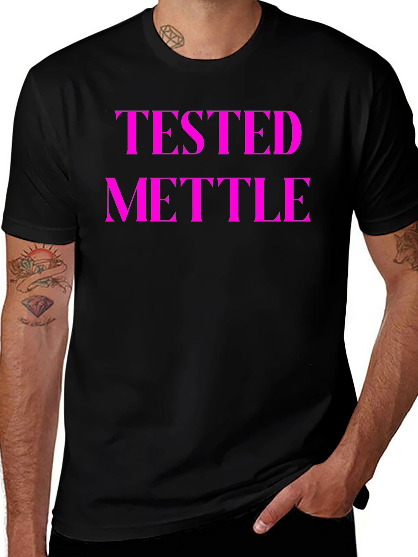 Tested Mettle Graphic Tee - Bold Statement Shirt