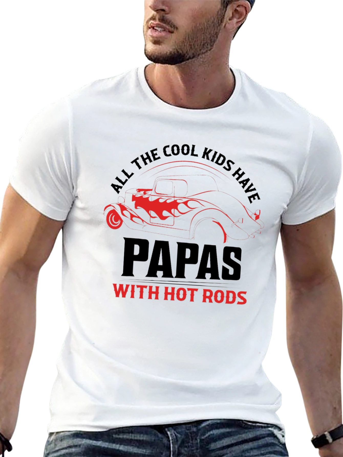 Cool Dads with Hot Rods T-Shirt