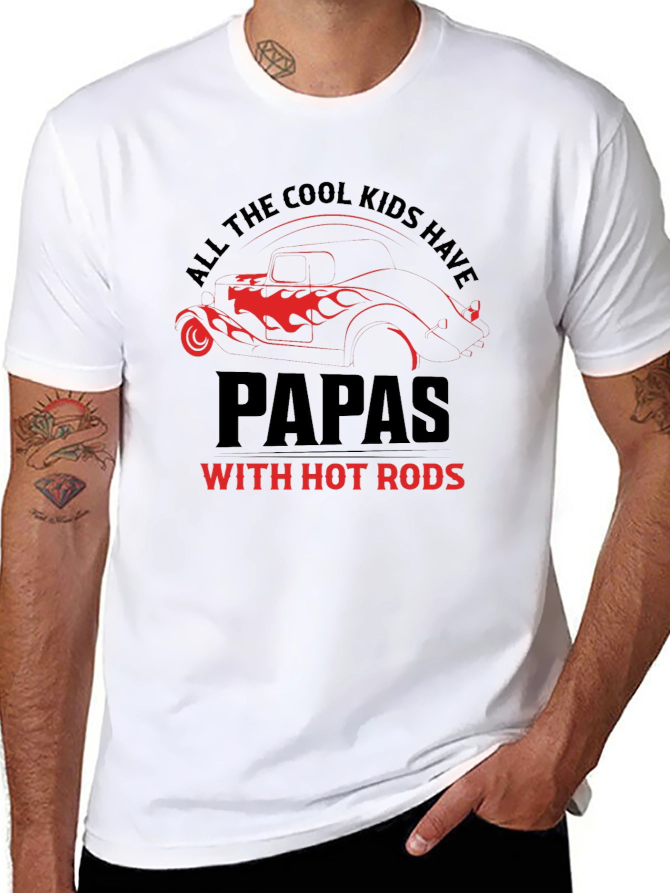 Cool Dads with Hot Rods T-Shirt