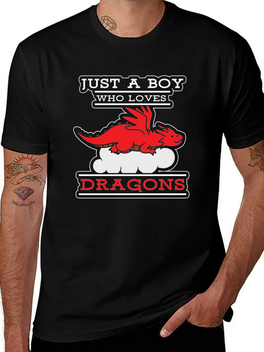 Boy Who Loves Dragons T-Shirt