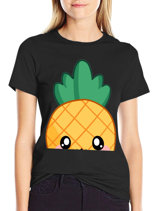 Cute Kawaii Pineapple Graphic Tee