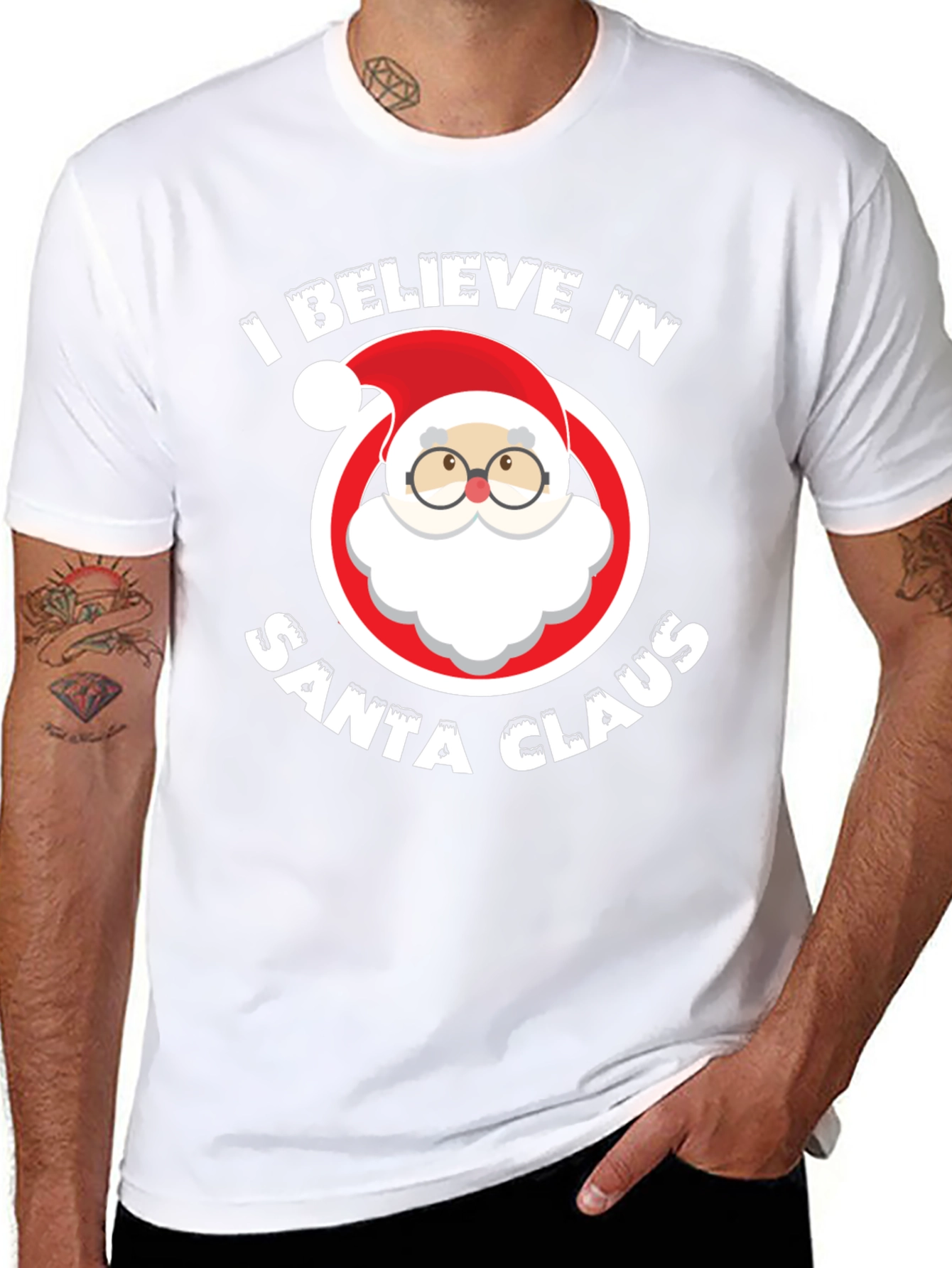 Believe In Santa Claus Graphic Tee